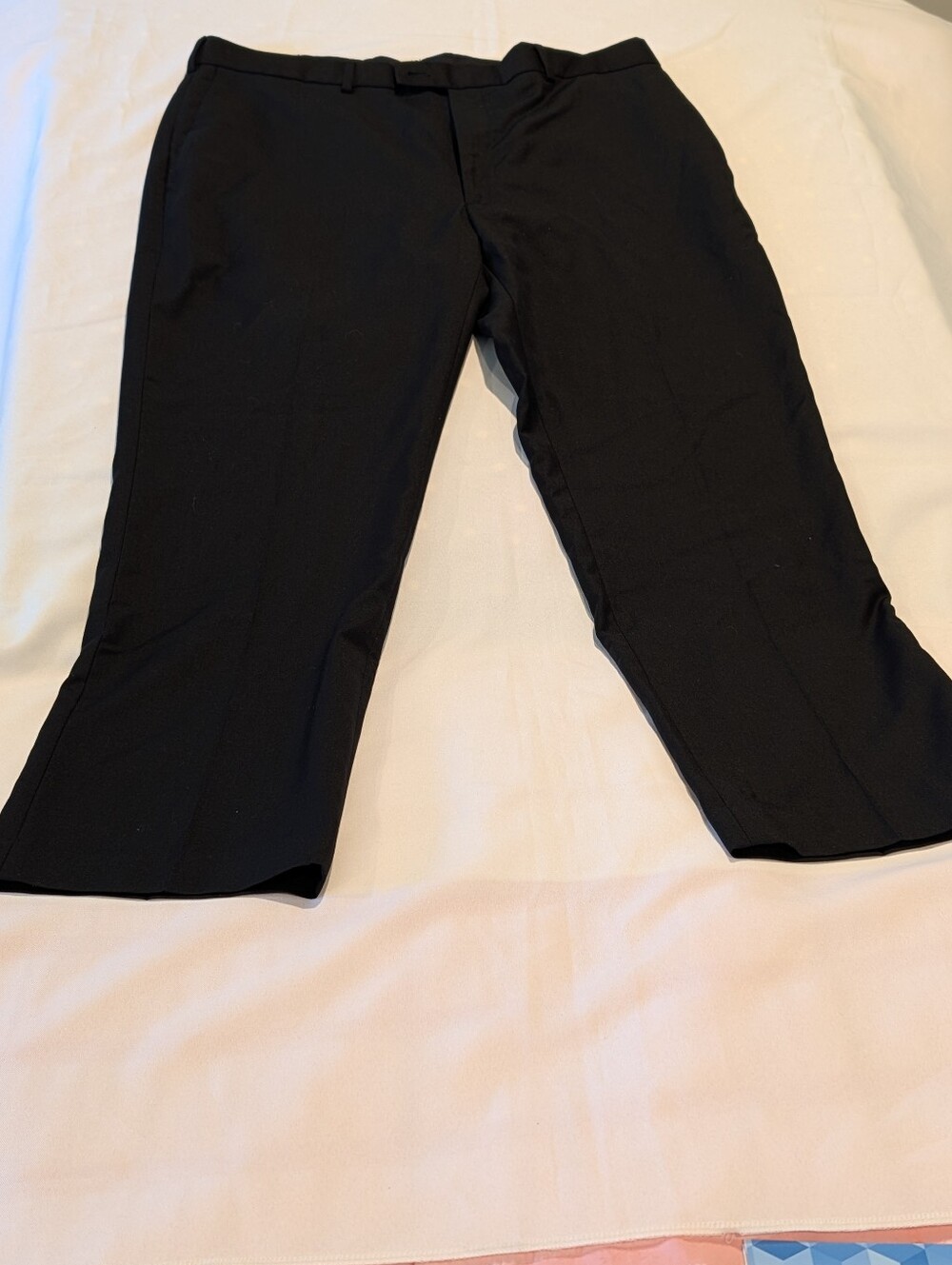 38x30 Perry Ellis Men's Classic Black Dress Pants